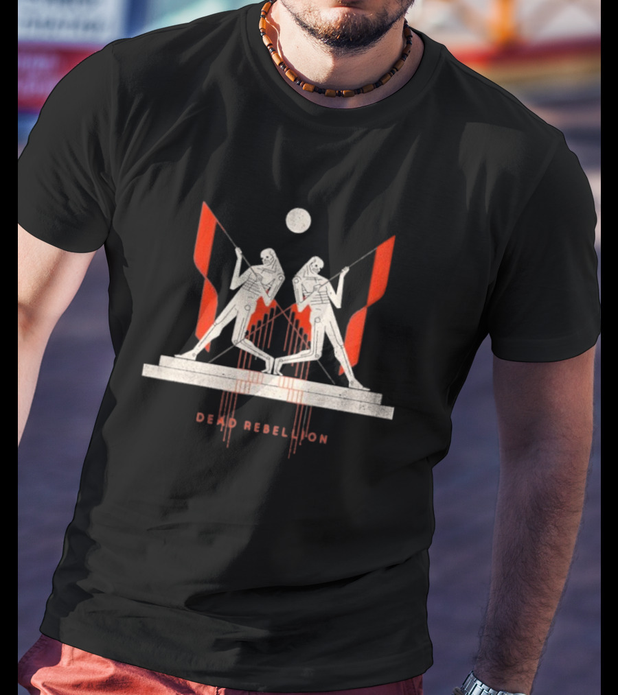 Dead Rebellion Strung Out Mirror Dueling Figures T-Shirt