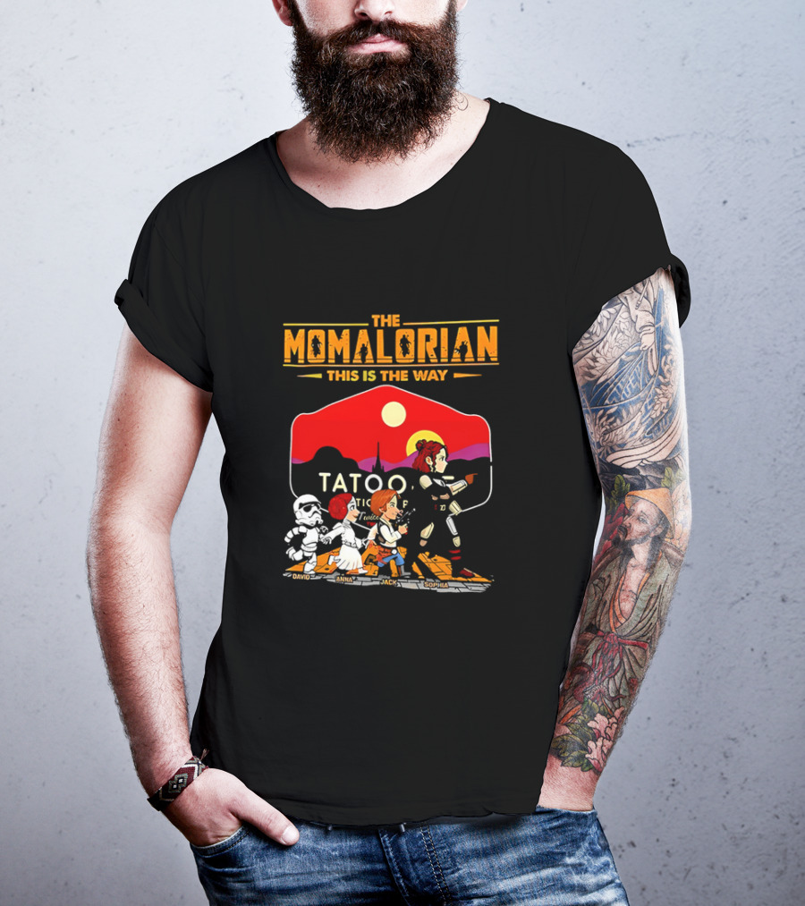 The Momalorian This Is The Way Tatooine Cartoon Adventure T-Shirt
