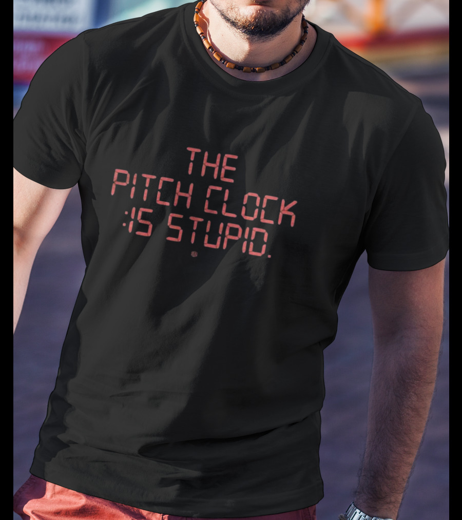 The Pitch Is Stupid :15 Digital Display Style T-Shirt
