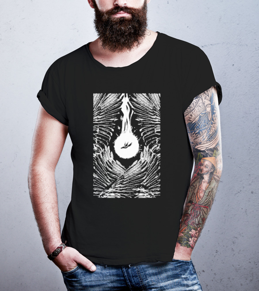 Thursday Mute Neighbor Seraphim Angel Wings And Halo Imagery T-Shirt