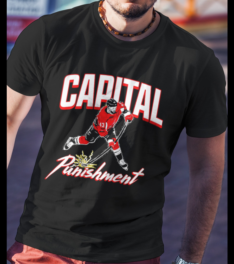 Tom Wilson Capital Punishment Washington Capitals Hockey T-Shirt