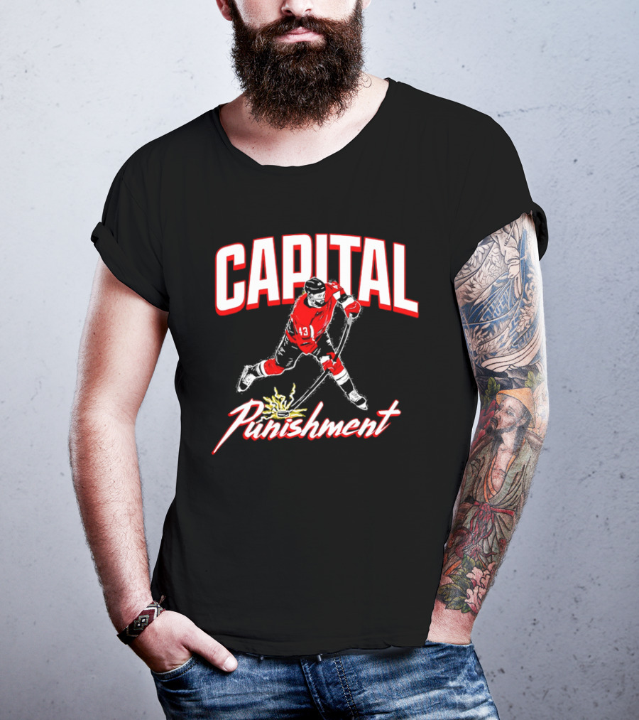 Tom Wilson Capital Punishment Washington Capitals Hockey T-Shirt
