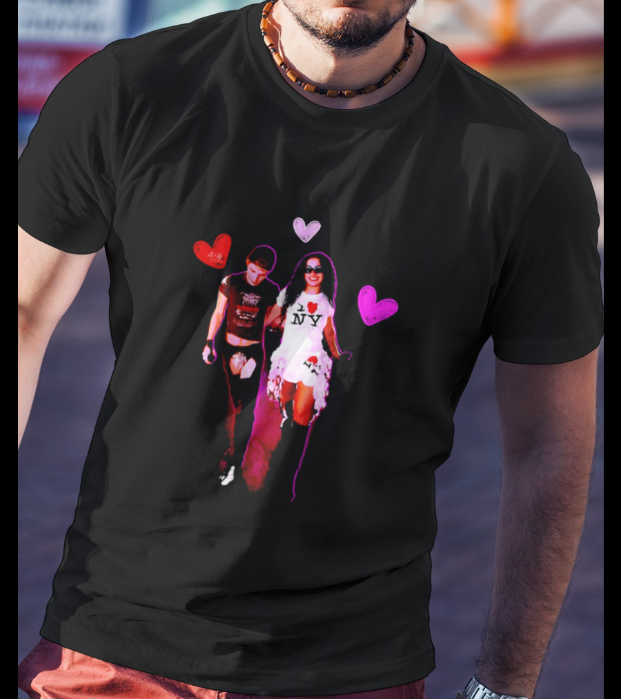 Troye Sivan Charli XCX Heart Motif NY Fashion Style T-Shirt
