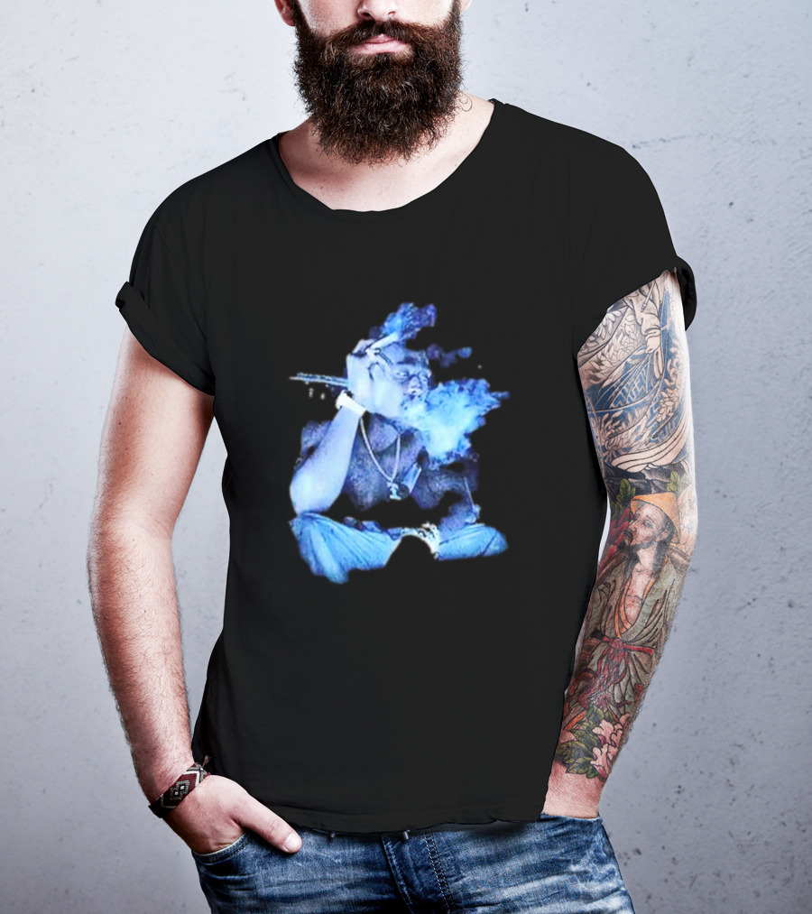 Tupac Shakur 2Pac Remember Me Smoke Album Cover Imagery T-Shirt