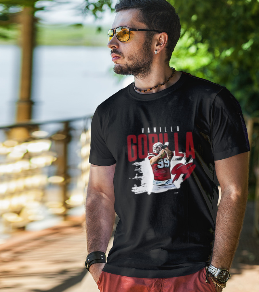 Vanilla Gorilla 99 Football Player T-Shirt