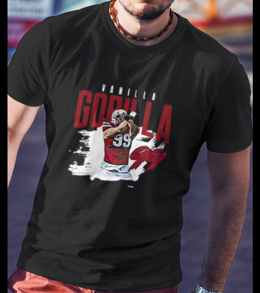Vanilla Gorilla 99 Football Player T-Shirt