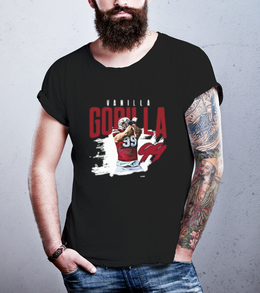 Vanilla Gorilla 99 Football Player T-Shirt