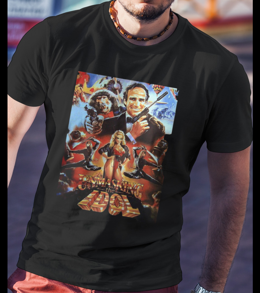 Unmasking The Idol Movie With Spy And Ninja Imagery T-Shirt