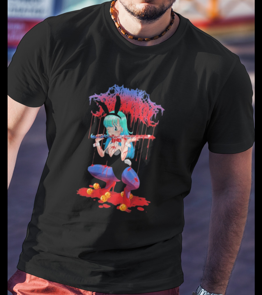 Within Destruction Blood Sword Dragon Ball Bulma With Dragon Balls T-Shirt