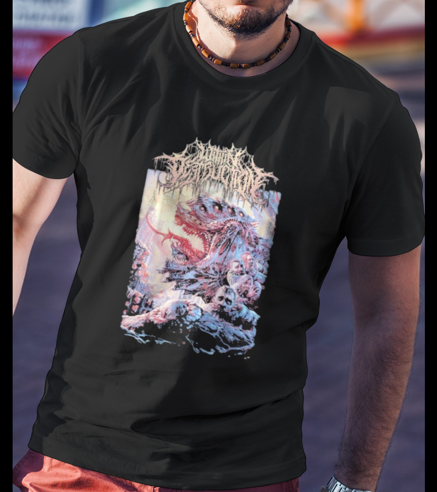 Within Destruction Deathwish Monster Art With Gory Details T-Shirt