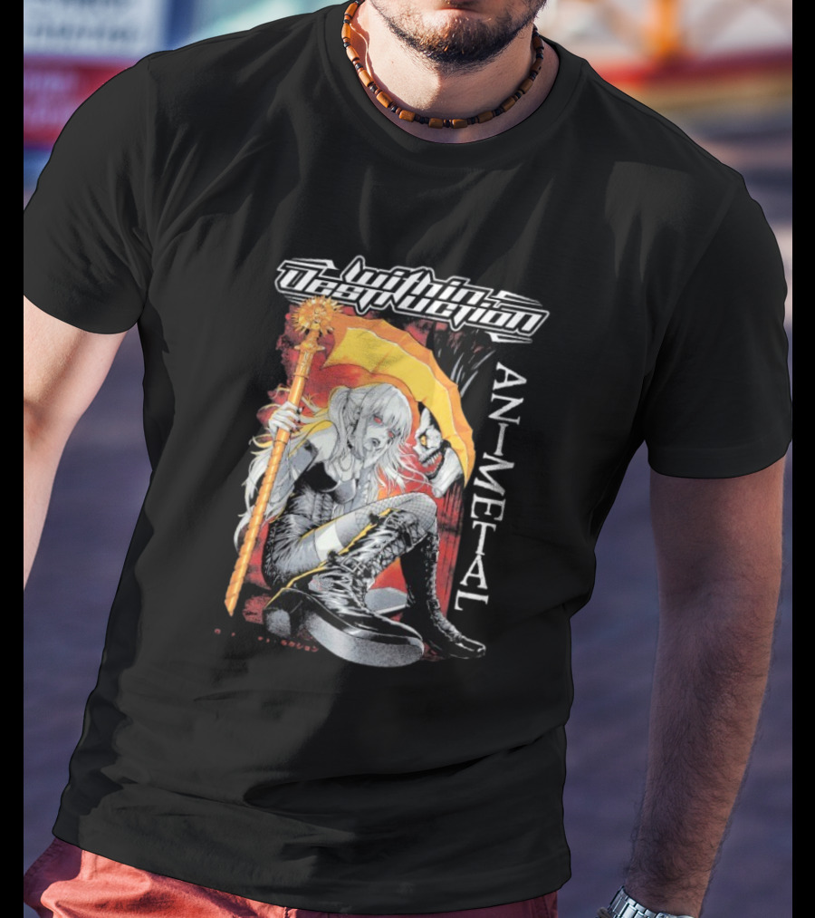 Within Destruction Misa Animetal Ryuk Death Note Anime Crossover T-Shirt
