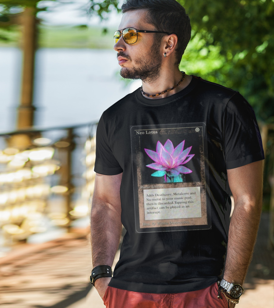 Neo Lotus Mono Artifact Adds Deathcore Metalcore Nu-Metal Within Destruction T-Shirt