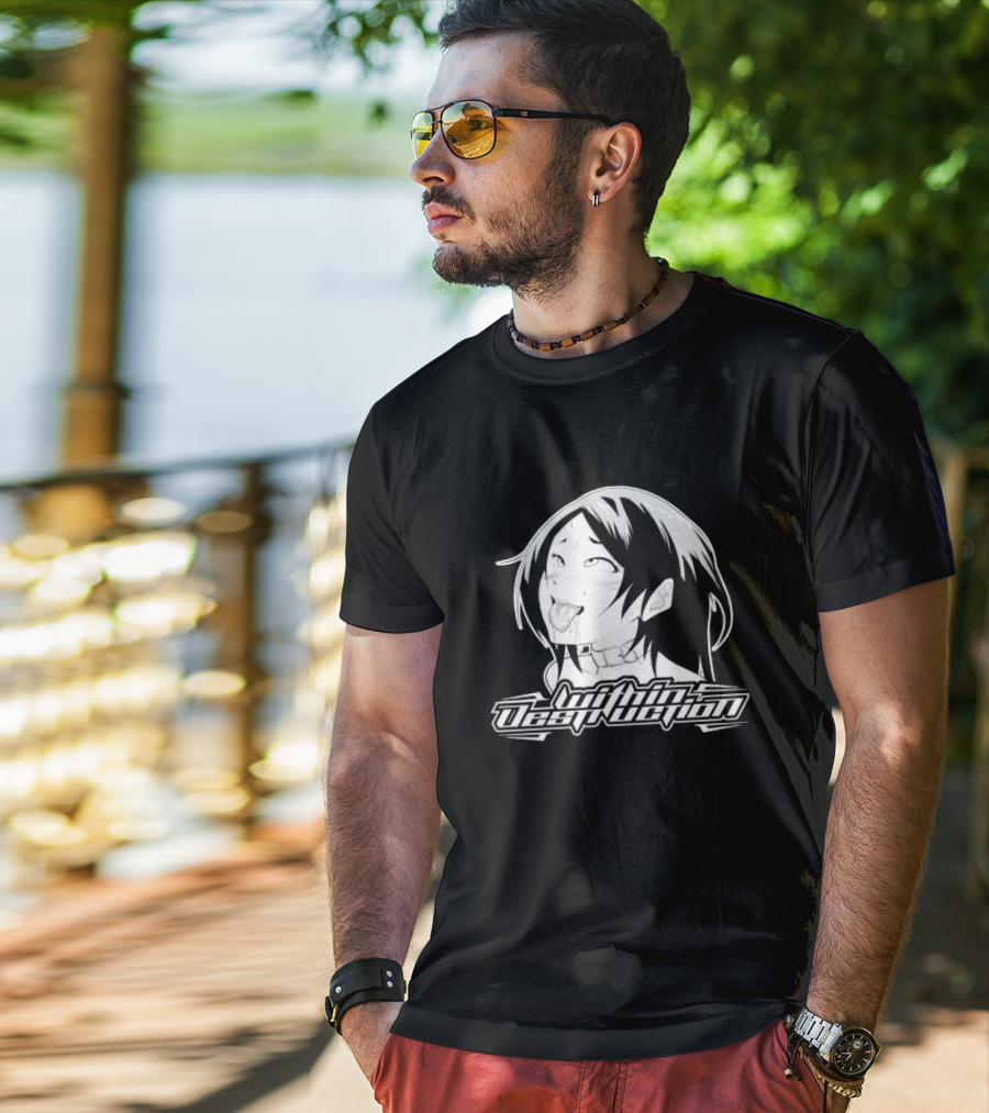 Within Destruction Dabihotion Slampai Anime Girl Graphic T-Shirt