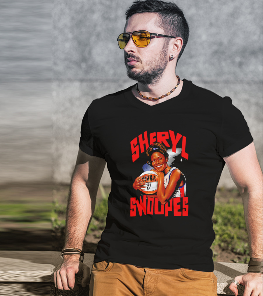Sheryl Swoopes WNBA Women's Basketball Player T-Shirt