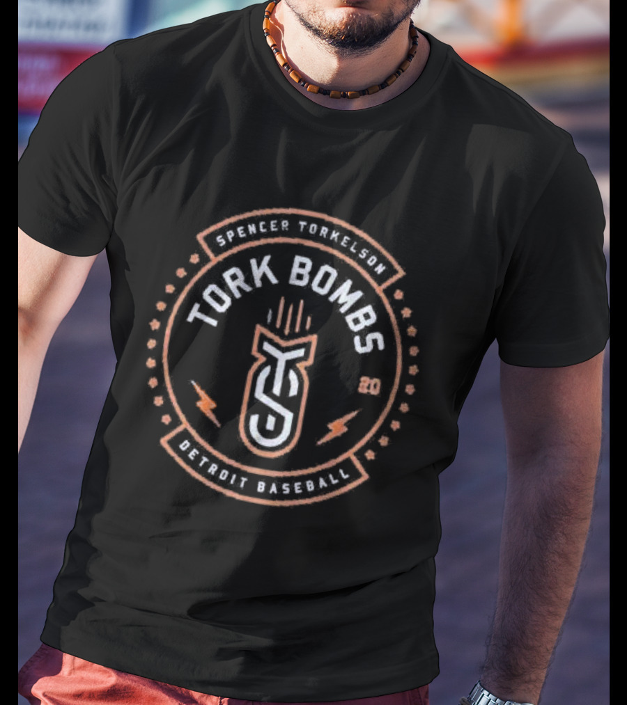 Spencer Torkelson Tork Bombs Detroit Baseball T-Shirt