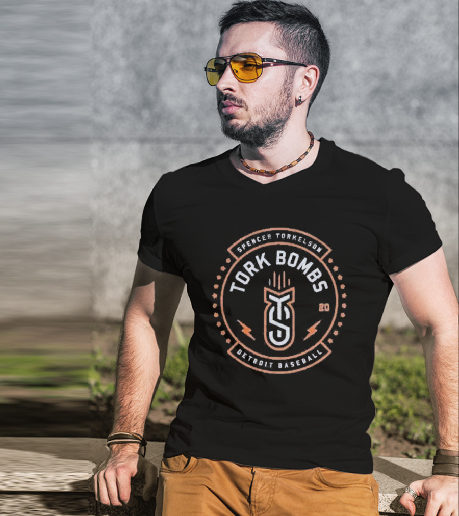 Spencer Torkelson Tork Bombs Detroit Baseball T-Shirt