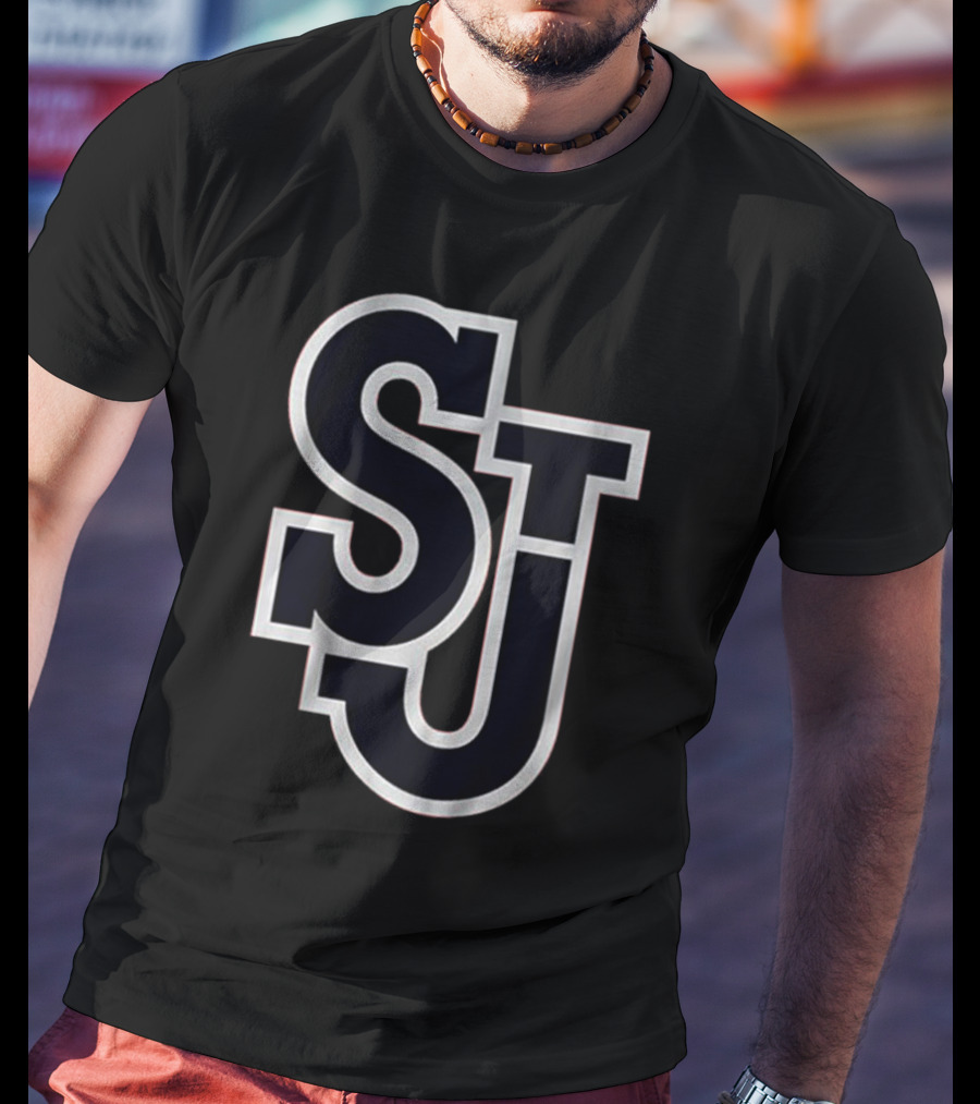 St John's Red Storm SJ Emblem T-Shirt