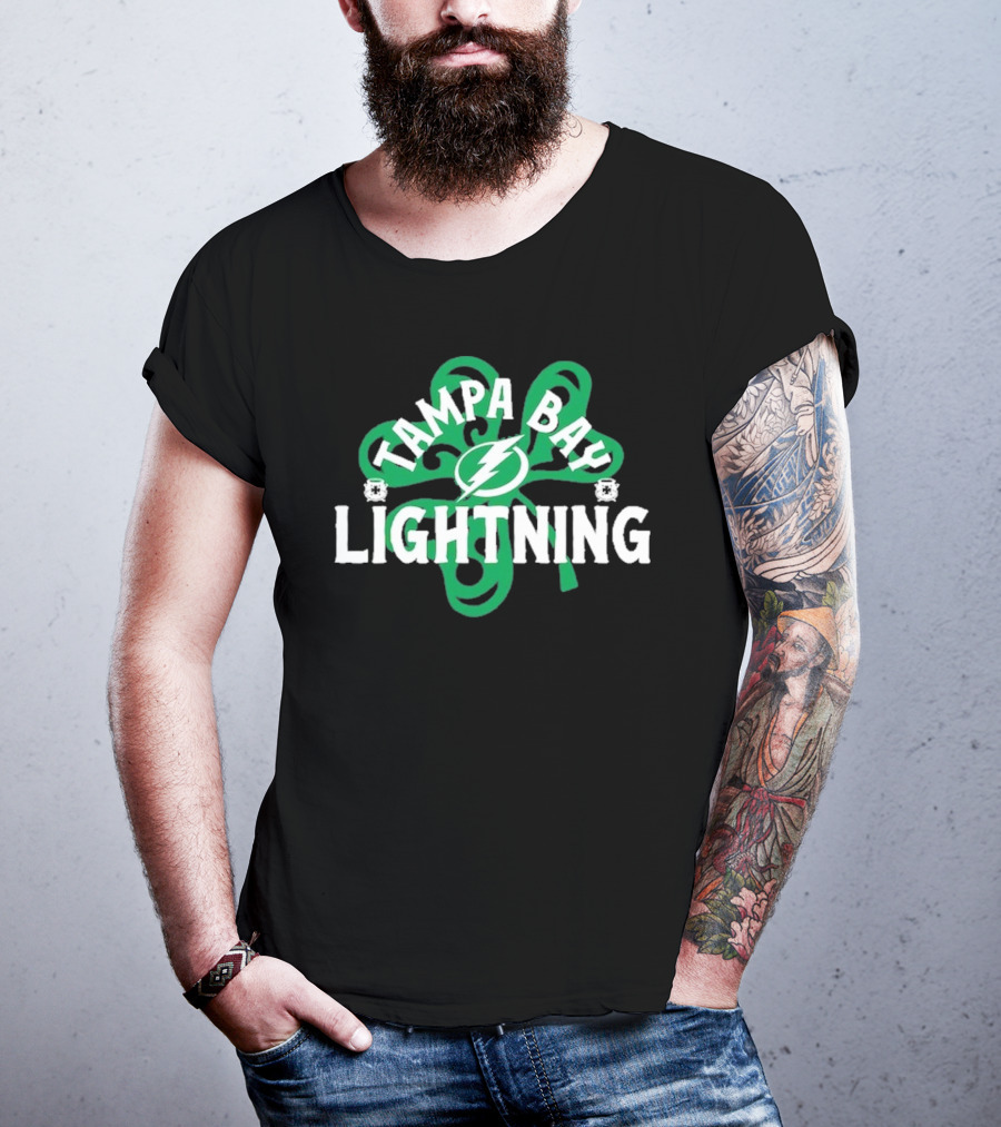 Tampa Bay Lightning St. Patrick’s Day Shamrock T-Shirt