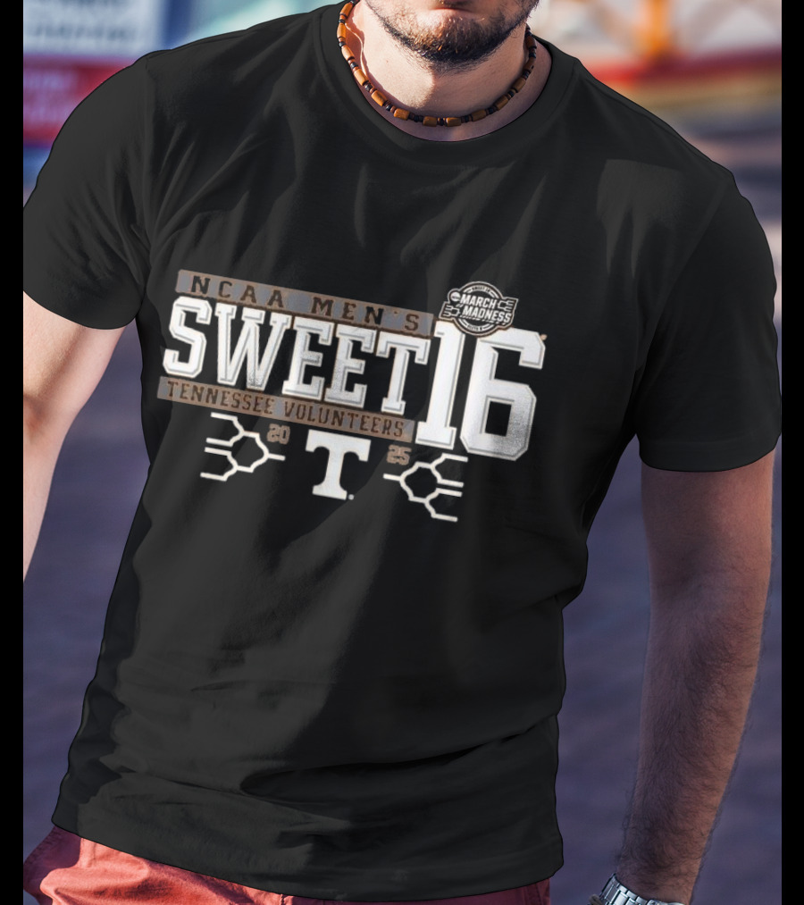 NCAA Men's Sweet Sixteen Tennessee Volunteers March Madness 2025 T-Shirt