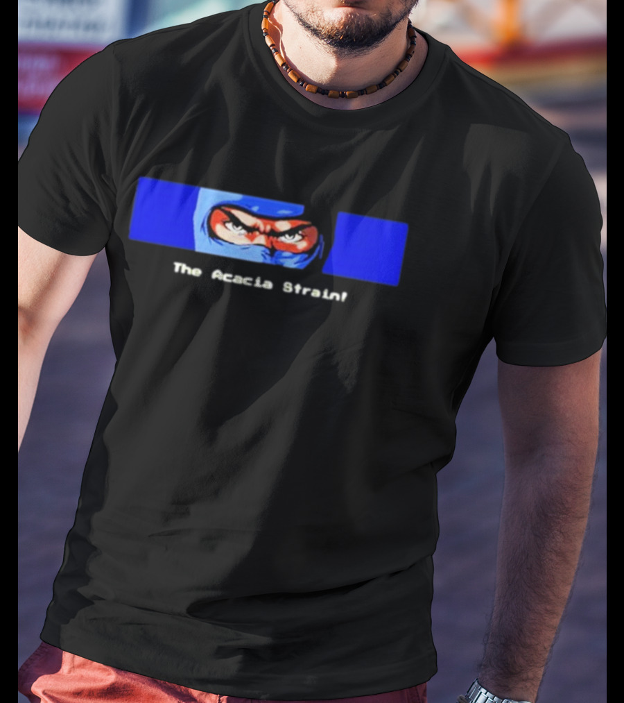 The Acacia Strain Ninja Eyes Blue Artwork T-Shirt