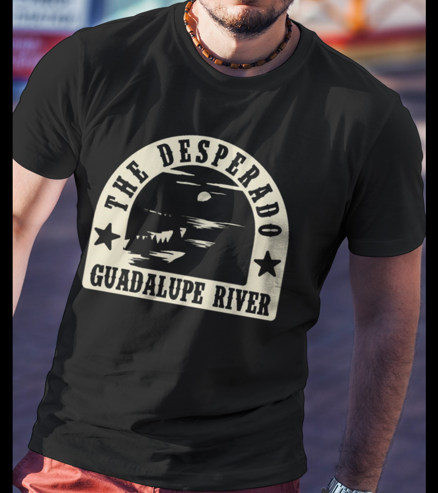 The Desperado Guadalupe River Sunset Stars T-Shirt
