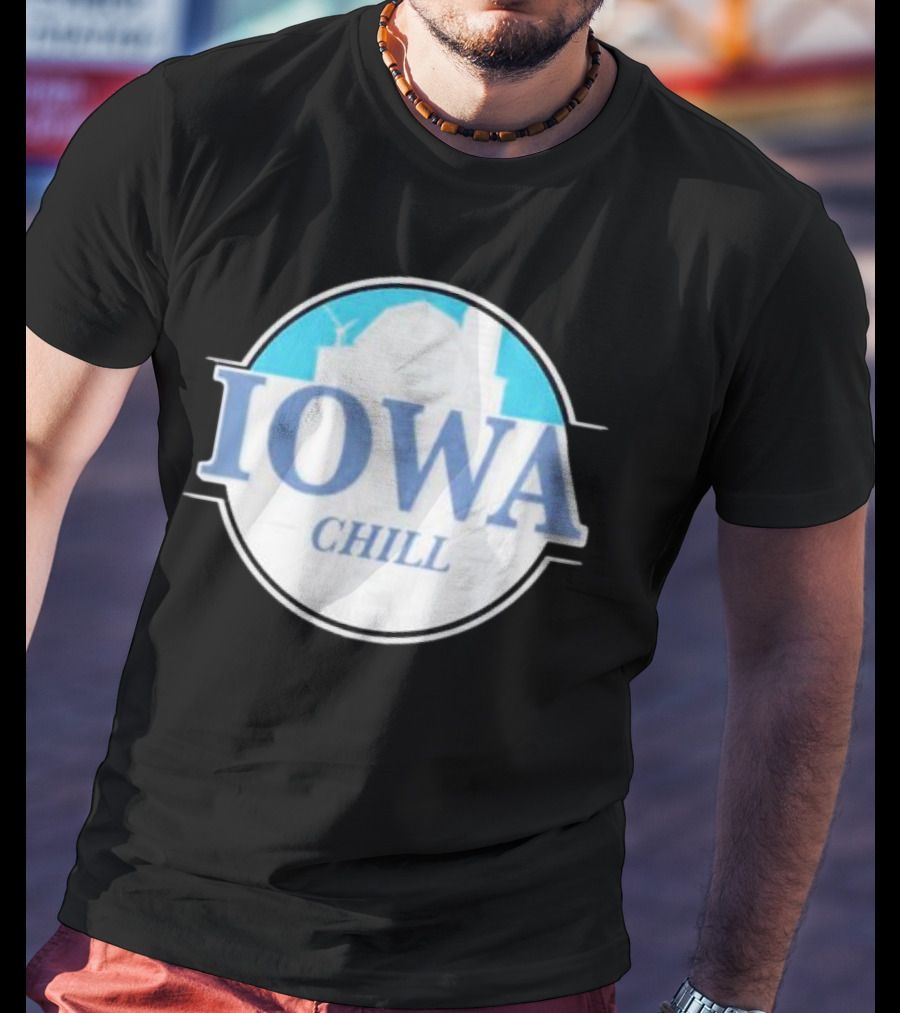 Iowa Chill Barn Windmill Circle T-Shirt