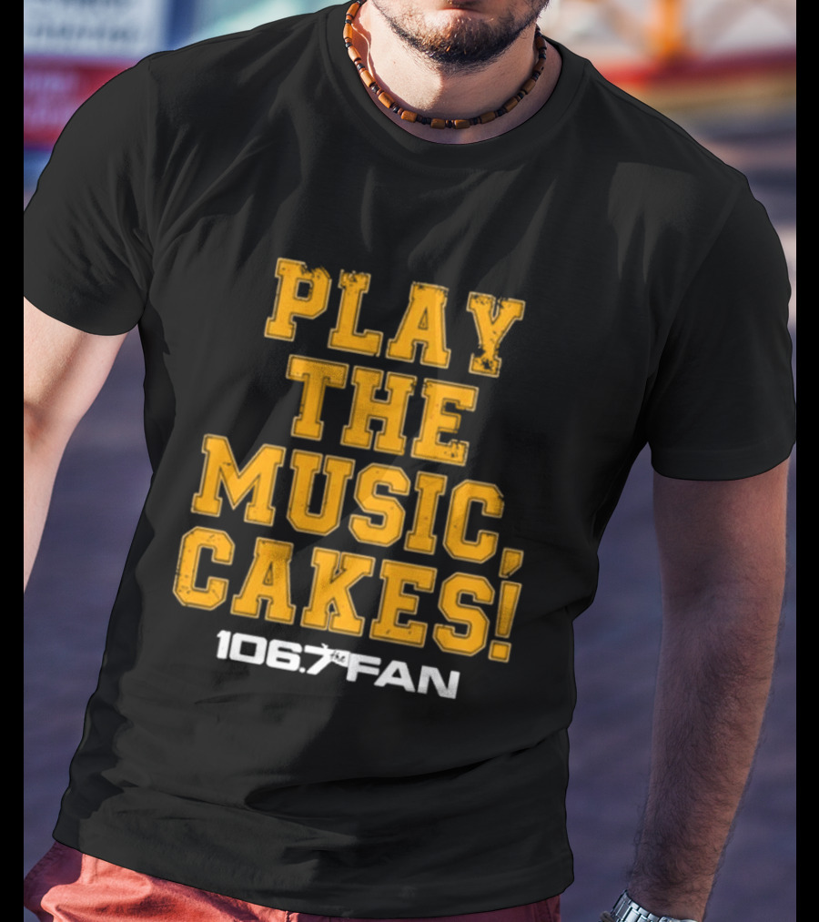 106.7 The Fan Play The Music Cakes The Junkies T-Shirt
