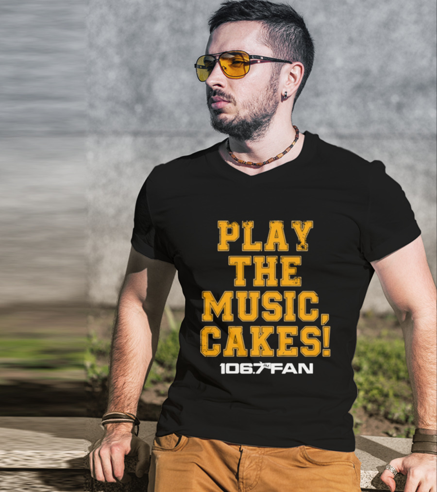 106.7 The Fan Play The Music Cakes The Junkies T-Shirt