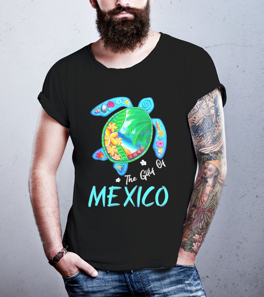 The Gulf Of Mexico Turtle Summer Beach Souvenir T-Shirt