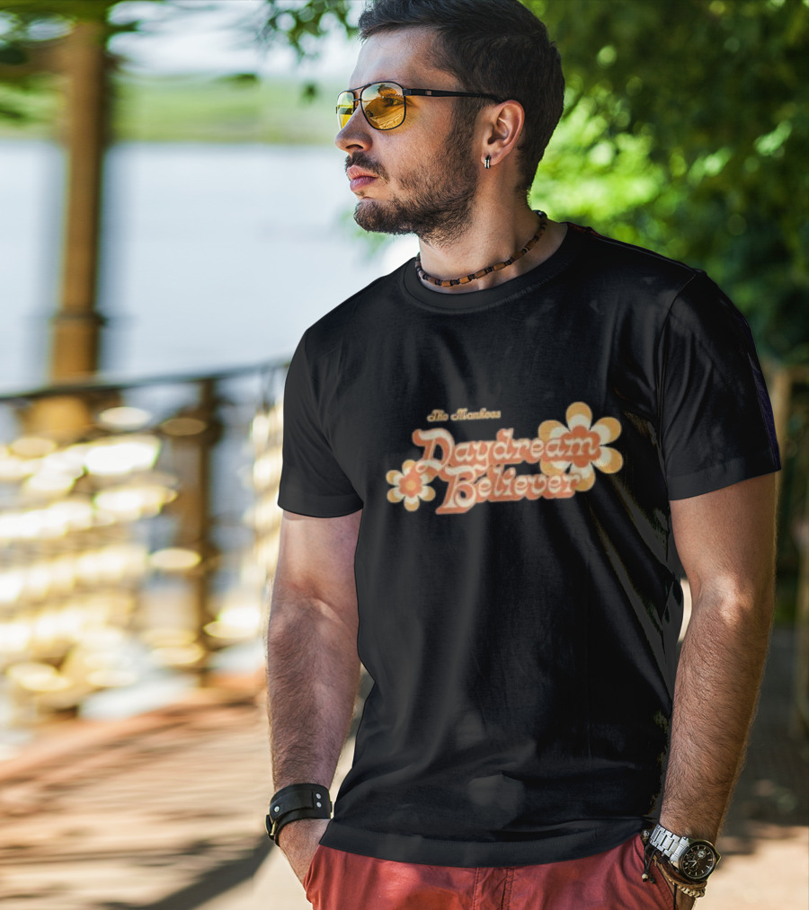 The Monkees Daydream Believer Retro Flower Theme T-Shirt