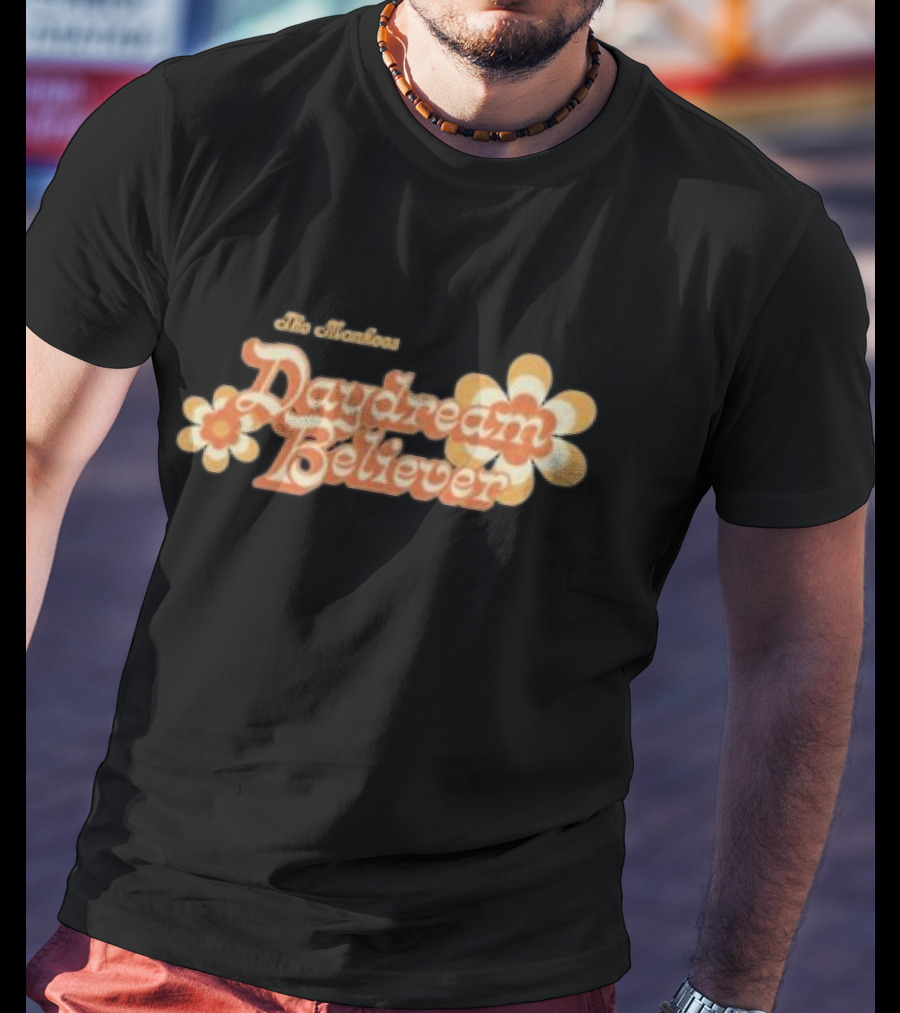 The Monkees Daydream Believer Retro Flower Theme T-Shirt