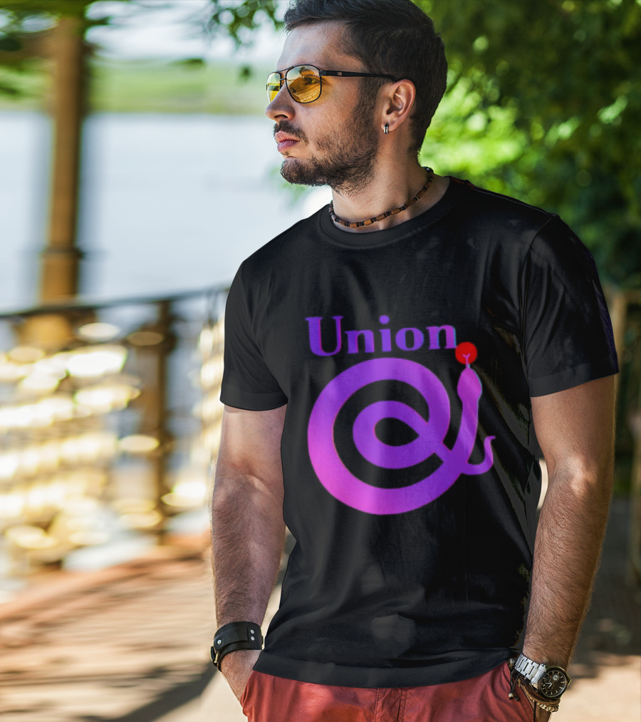 Union Snake Spiral With Red Tongue T-Shirt