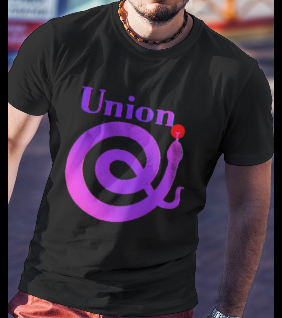 Union Snake Spiral With Red Tongue T-Shirt