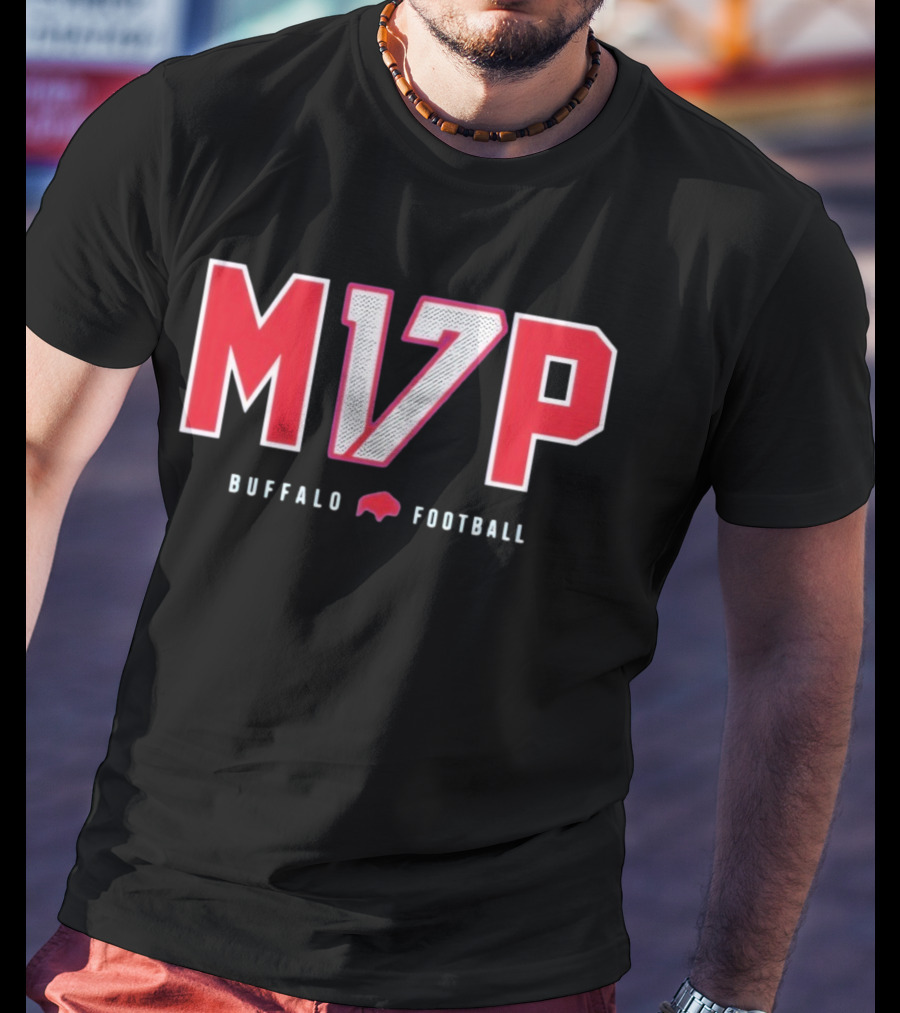 Buffalo Football M17P Josh Allen MVP T-Shirt