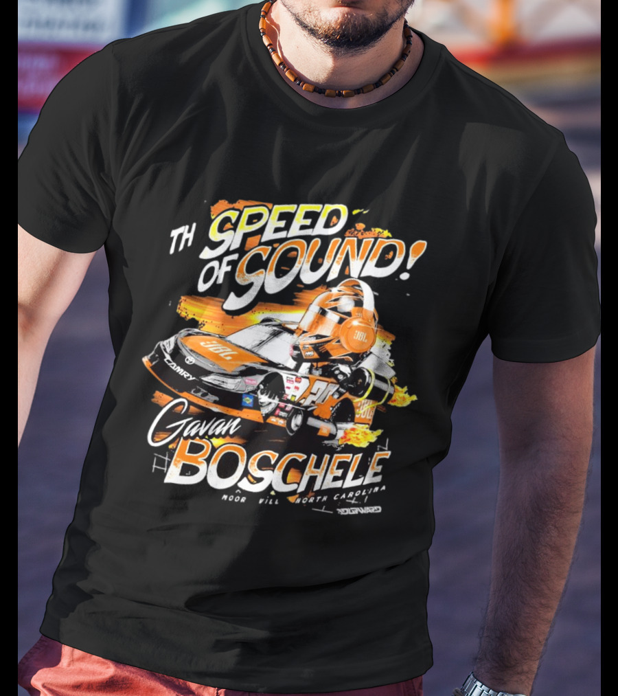 Toyota JBL Gavan Boschele Speed Of Sound Mooresville North Carolina Racing T-Shirt