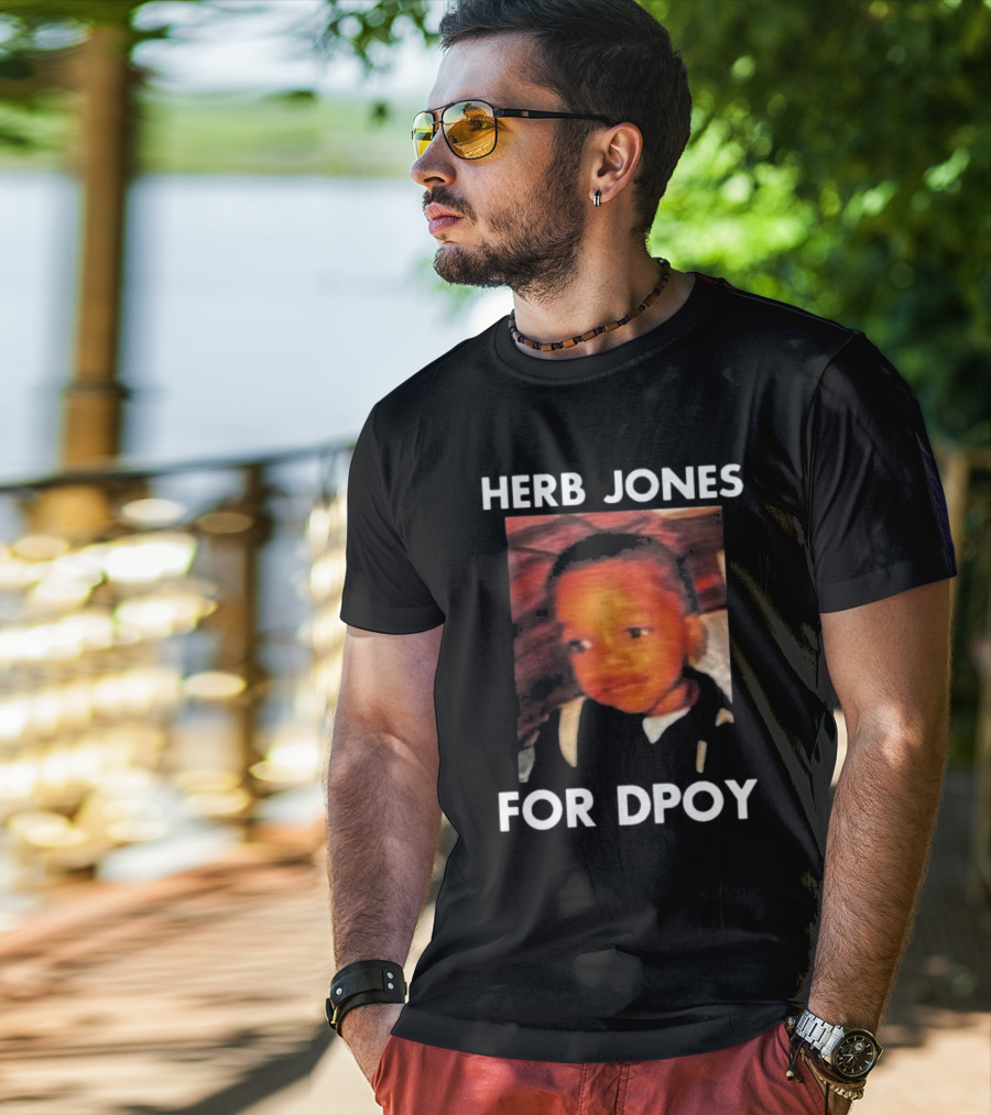 Herb Jones For DPOY Retro Style Photo T-Shirt