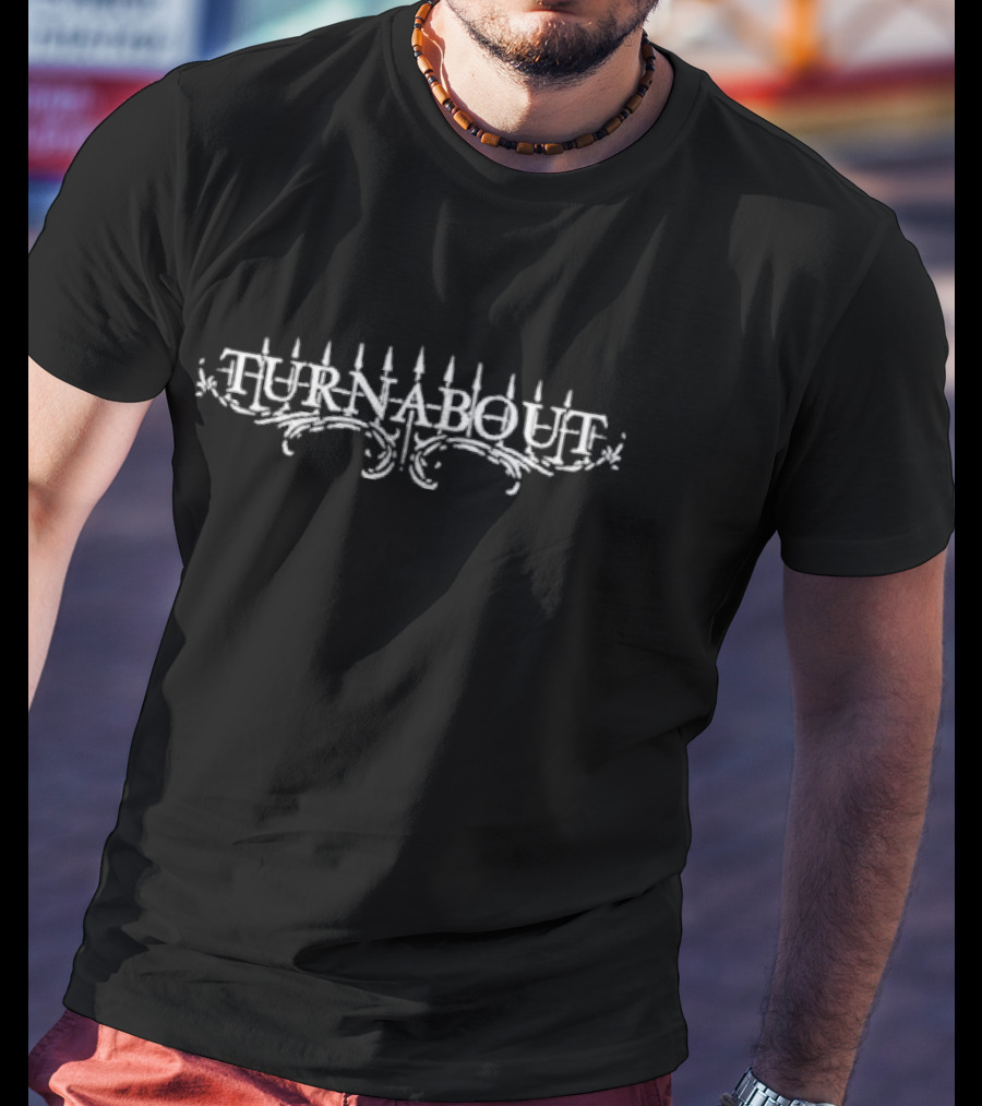 Turnabout Gorgeous Gothic Chandelier Design T-Shirt