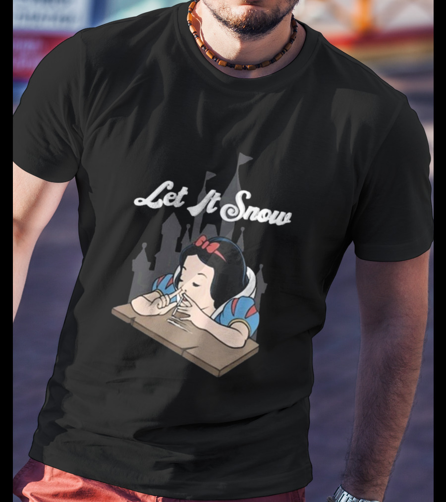 Unethical Threads Let It Snow Castle Scene T-Shirt