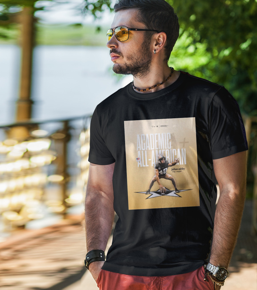 Vanderbilt Football Julian Ashby Academic All-American Long Snapper T-Shirt