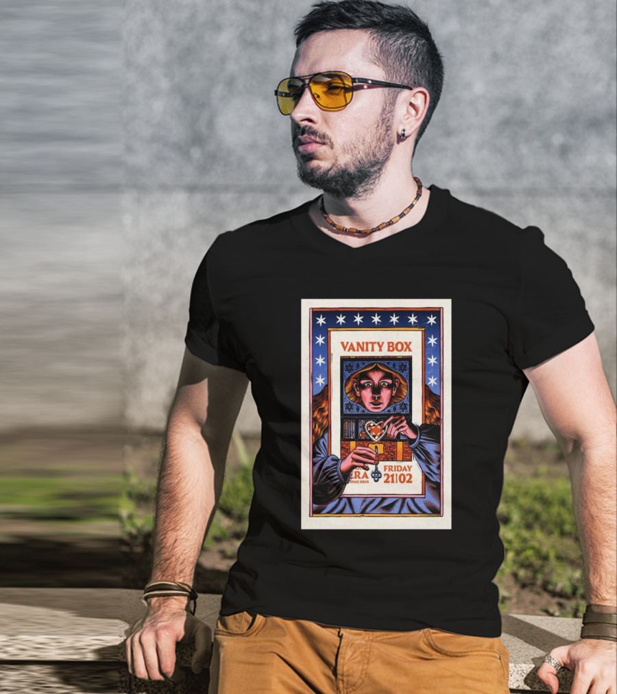 Vanity Box Vera Space Siren Friday February 21 2025 Groningen T-Shirt