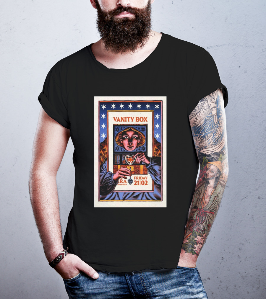 Vanity Box Vera Space Siren Friday February 21 2025 Groningen T-Shirt