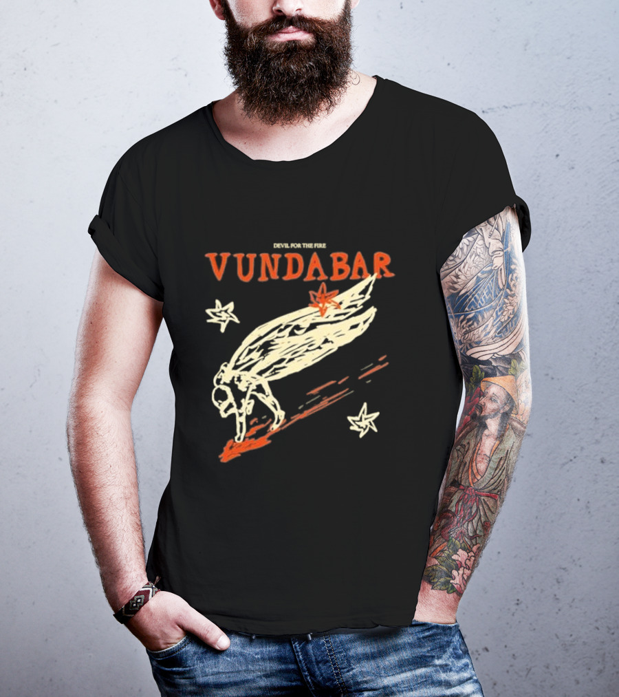 Vundabar Devil For The Fire Winged Creature And Stars T-Shirt