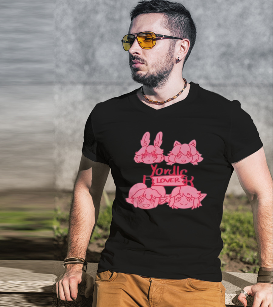 Warullaby Yordle Lover Yordle Faces And Text T-Shirt