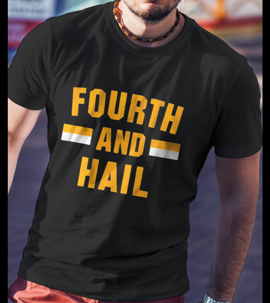 Washington Commanders Fourth And Hail NFL Football T-Shirt