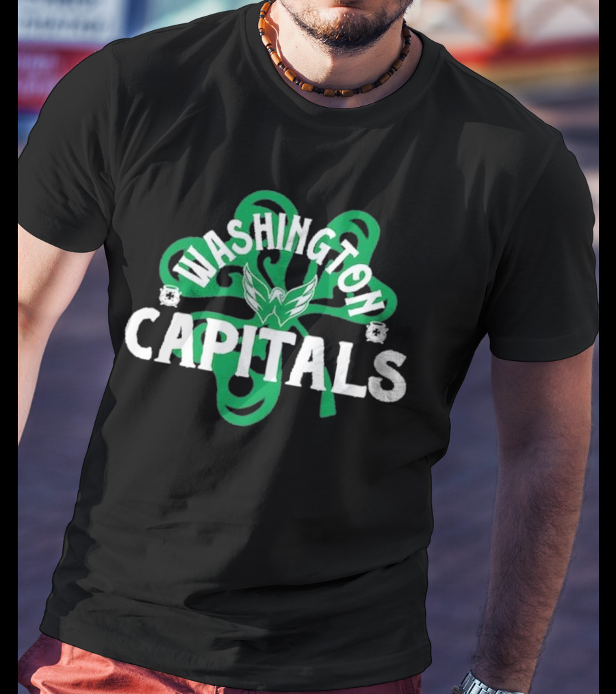 Washington Capitals St. Patrick’s Day Shamrock T-Shirt