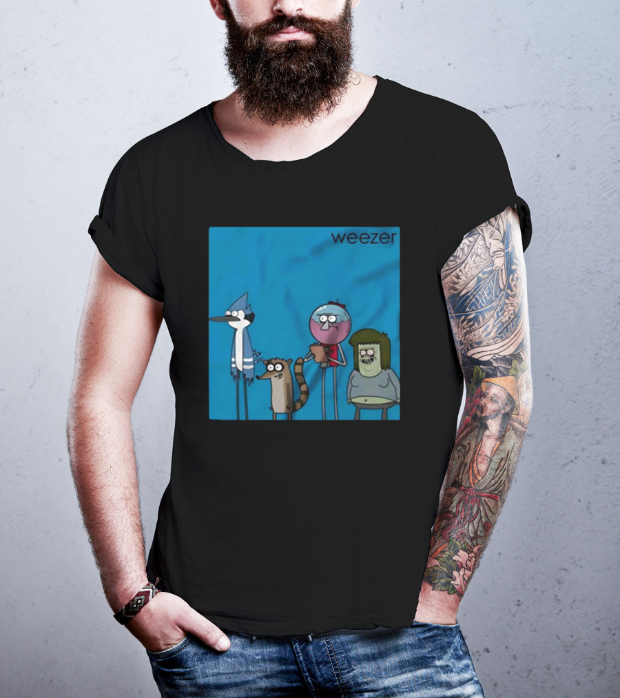 Weezer Mordecai And The Rigbys The Regular Show Vintage T-Shirt