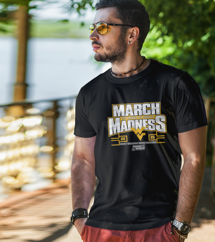 West Virginia Mountaineers 2025 NCAA March Madness The Road To Tampa T-Shirt
