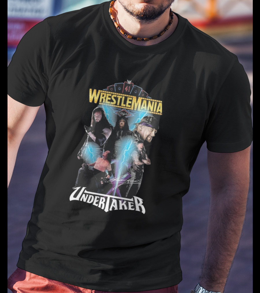 WrestleMania 41 Vegas The Undertaker 2025 T-Shirt