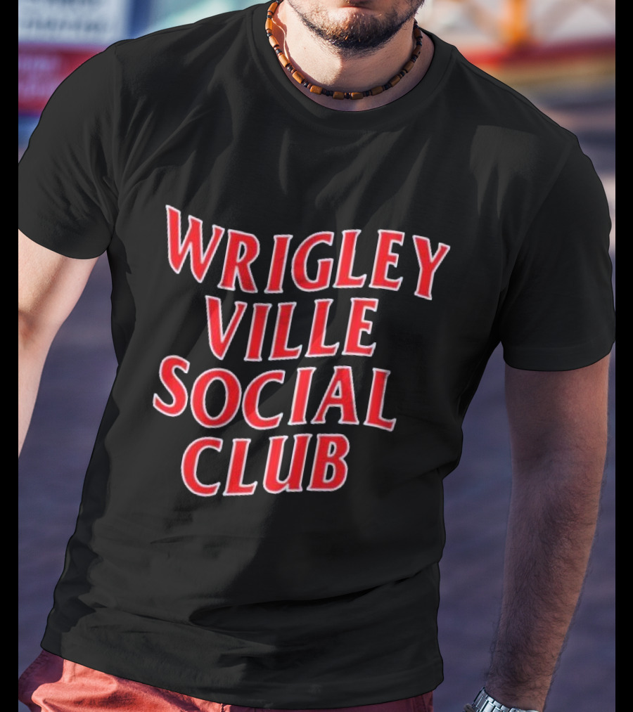 Wrigleyville Social Club Chicago Cubs Baseball T-Shirt