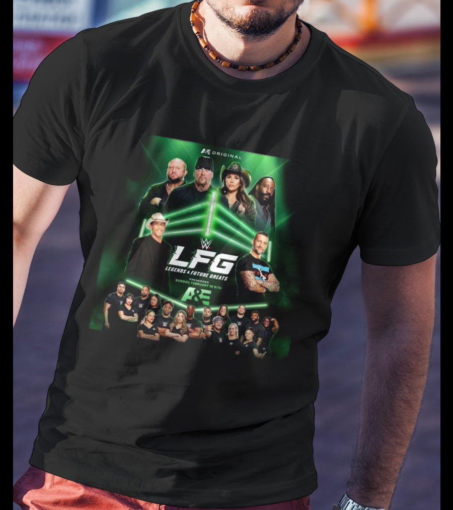 WWE Legends And Future Greats Premieres Sunday February 16 A&E Original T-Shirt